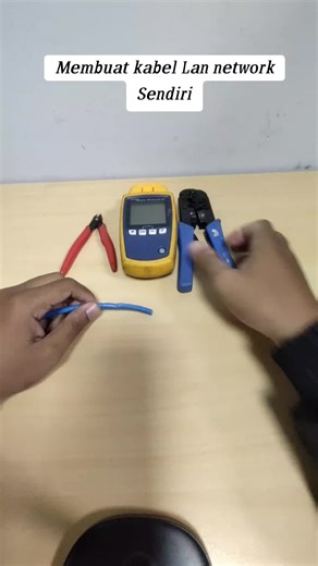 Cara Membuat Kabel LAN Network Sendiri dengan Rj45