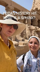 Hoda’s History Hit: What is a Sphinx? Tour guide Hoda Afifi explains what is considered a Sphinx in ancient Egyptian art and what they mean. #egypt #egyptology #arthistory #ancientegypt #sphinx | Adventures with Sarah