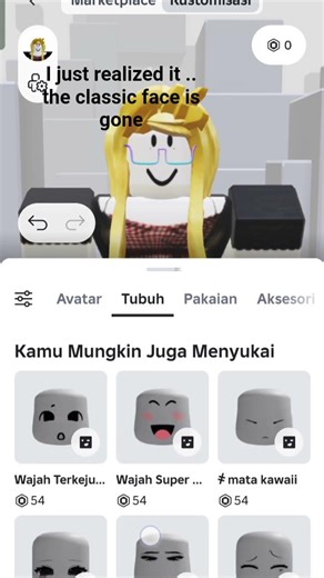 BRING BACK OUR CLASSIC FACE! I'LL UNINSTALL ROBLOX! #fyppliss #real #newupdate