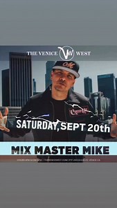 THIS SATURDAY. EXCLUSIVE SET FREE MERCH GIVEAWAY AND GOOD TIMES LIVE! @thevenicewest COME OUT! @copelandent | Mix Master Mike Official