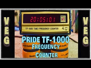 TGT: Pride TF-1000 Frequency Counter / Clock