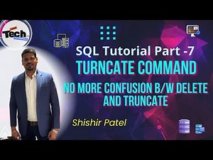 SQL TRUNCATE Command | Clear Table Data Safely | No More Confusion B/W Delete and Truncate