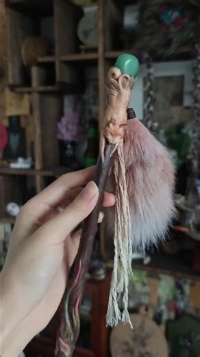 Handcrafted Forest Elf Wand - Enchanting Witch's Tool