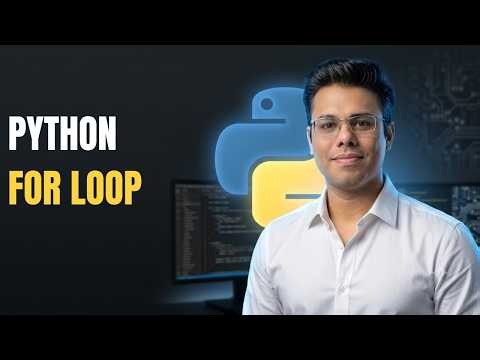 Python Mastery #20 | Python For Loop Explained | Iterate Like a Professional ☕