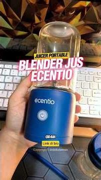 Blender jus portable mini Ecentio 10 mata pisau #blenderjus #ecentio #racunshopee