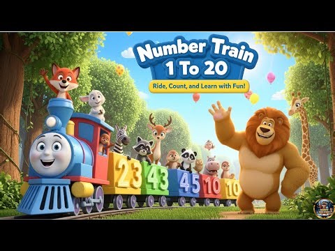 Learn Numbers & Counting for Kids | 1 to 20 Number Train | One Two Three (123)