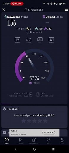 kinetic by Windstream home Internet speed test