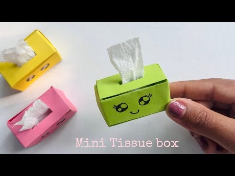 Easy Origami Tissue Box / DIY / How to make an Origami Tissue Box