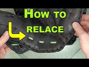 How to relace a baseball glove: heel padding lace
