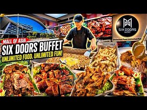 [4K] SIX DOORS BUFFET MALL OF ASIA FOOD TOUR | One of MOA’s Best Buffets? Complete Buffet Experience