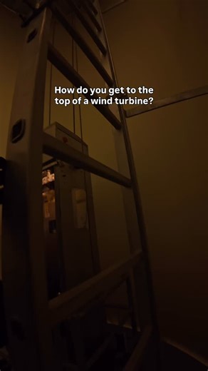 Wind turbine technicians access turbines using internal ladder systems housed safely inside the tower. These fixed ladders are equipped with integrated safety features designed to protect technicians during ascent and descent.. For taller turbines, many towers also include a compact service lift, essentially a small internal elevator, which technicians can use to reduce physical strain and improve efficiency during routine access. Inside the nacelle, built-in access features and safety equipment