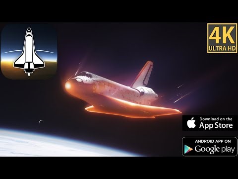 F-Sim|Space Shuttle 2 - Land the Space Shuttle - 4K Mobile iOS Android - iPhone Pro Max - Re-entry