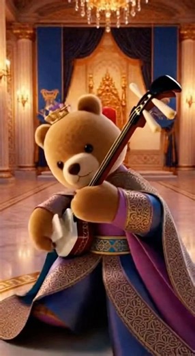 Grace in the palace. A Princess Teddy Bear brings royal elegance to ShamiRock music.👑✨