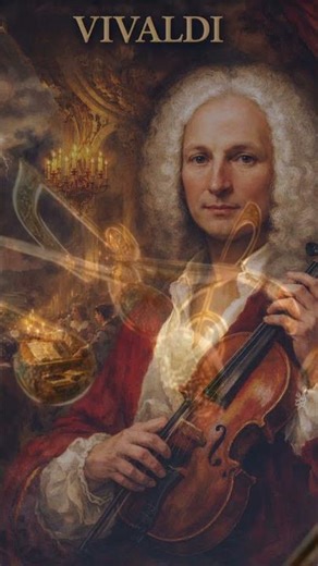 Poucos segundos, uma tempestade barroca de Vivaldi. #classicalmusic #músicaparaconcentrarse#violin