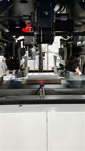 RONGDA Automatic rigid box making machine, luxury box maker #rigidbox #luxurybox #boxmaker