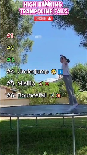 High Ranking Trampoline Fail Funny |#shorts