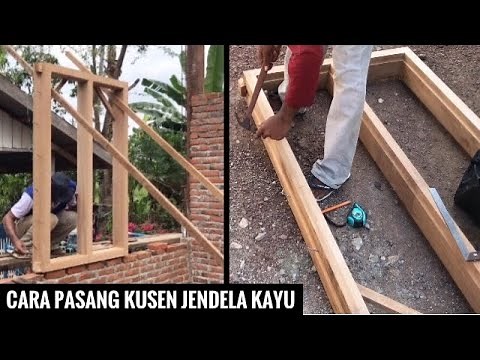 Tutorial How to install wooden window frames