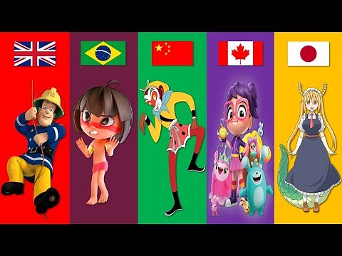 Cartoons From Different Countries Pt | 110