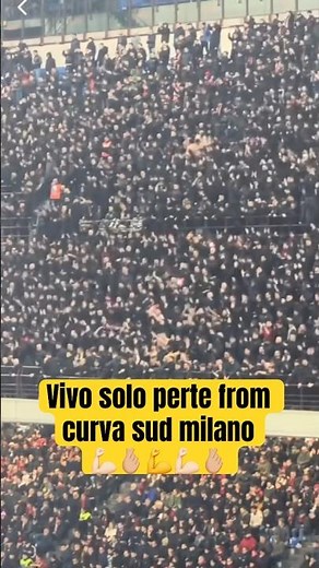 AC Milan Fans Sing “Vivo Solo Per Te” | Powerful Milan Derby Chant vs Inter – San Siro Atmosphere 🔴⚫