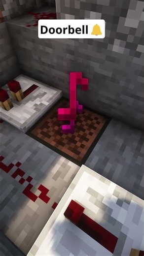 Minecraft Working Doorbell🔔 #shorts