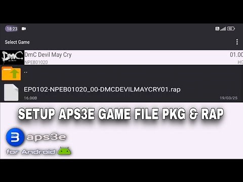 Setup Aps3e Complete - Game File PKG + RAP