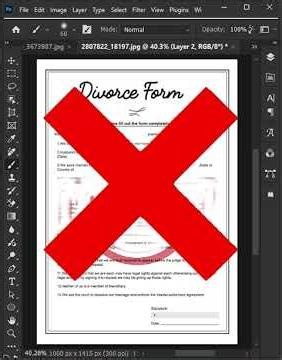 how to remove stamp sign from any documents in Adobe Photoshop