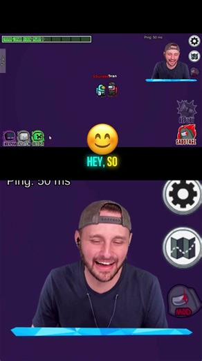 🔥Walking into the Void... (STAY UNTIL THE END) #amongus #modded #void #gaming #enderman #short