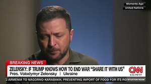 113K views · 3.2K reactions | Ukrainian President Volodymyr Zelensky urges Donald Trump to share his peace plan publicly if the former US president has a way to end the war between Ukraine and Russia but tells CNN's Wolf Blitzer that he won't give territory to Russian President Vladimir Putin. https://cnn.it/3LtQToU | CNN | Facebook