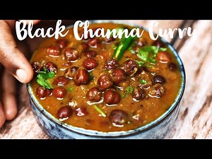 Black Channa Curry | Quick & Easy Curry | Black Chickpeas Curry | Chole Masala Gravy | Kitchen Date