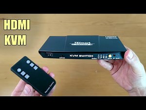 TESmart 4K USB and HDMI KVM Switch Box for Monitor Keyboard and Mouse