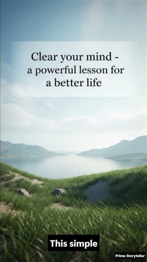 Clear Your Mind in 8 Seconds 🧠✨ | Life-Changing Lesson
