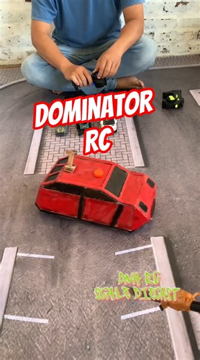 Parking the Dominator 1, Innova, pickup truck, and carry van #rc-cars #automobile