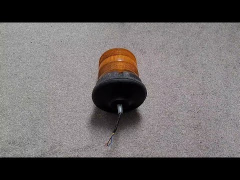 LED Amber Flashing Warning Beacon (Unknown Brand)