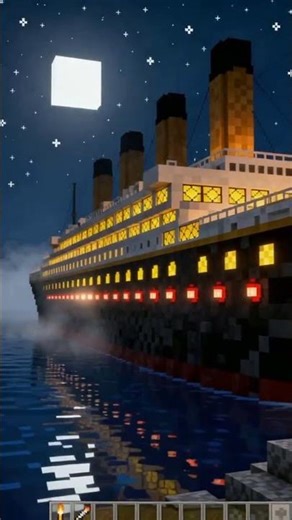 MINECRAFT TITANIC BUILD?!! #minecraft #shorts #build