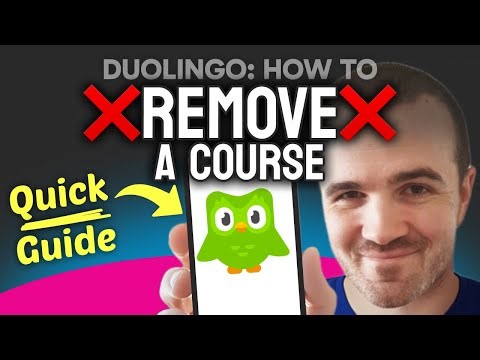 How to REMOVE a Course from Duolingo (Step by Step)