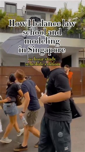 Balancing Law School and Modeling: Study Tips from Singapore