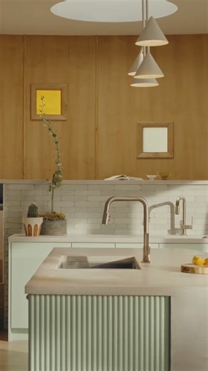 Brizo on Instagram: "Wright’s philosophy is embodied in every curve and grain: the Frank Lloyd Wright Kitchen Collection honors nature’s logic through Brizo’s unwavering commitment to materiality. Discover the Frank Lloyd Wright Kitchen Collection by Brizo at Dexterton BGC. Visit us at Lot 2 Block 32, 38th St, BGC!"