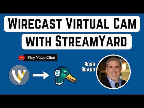 How to Use Wirecast Virtual Camera with StreamYard