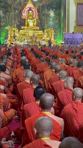 Cambodian Buddhist monks chanted at a traditional ceremony#traditinal#culture#buddhistmonks