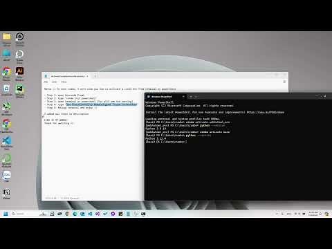 How to activate a Conda Virtual Environment from Terminal or Powershell
