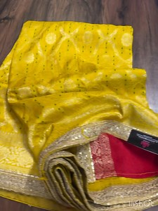 48K views · 362 reactions | Bandhej with Sabya border.. To place an order, please WhatsApp 8100646976. No return and No exchange (except Any defected product) | Kalangkrita | Facebook