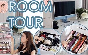 【CHINCHIN C】上集｜真的有 ROOM TOUR 啦！！我的化妆＋工作房间 美妆控都是怎样收纳的