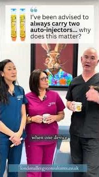 “I’ve been told to always carry two auto-injectors… why?” 👇 #anaphylaxis #londonallergyconsultants