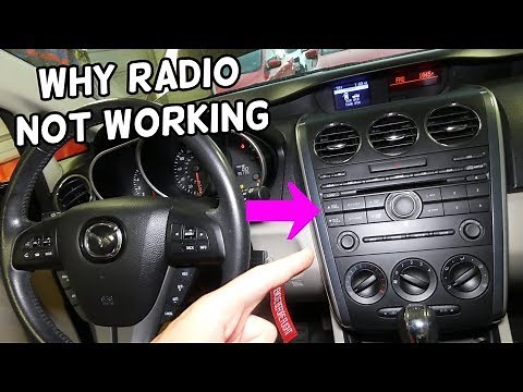WHY RADIO DOES NOT WORK ON MAZDA 2 3 5 6 CX-3 CX-5 CX-7 MIATA