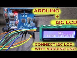 How to connect I2C LCD with Arduino || Interface i2c lcd with arduino