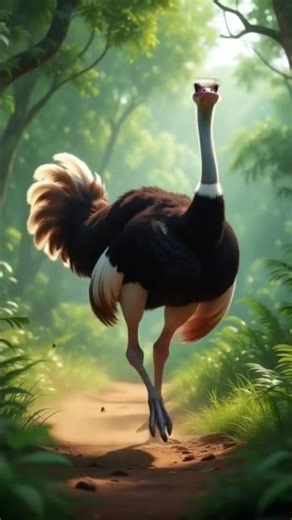 Magic of ostrich Story ✨ #ai #shortstory #shorts #popular