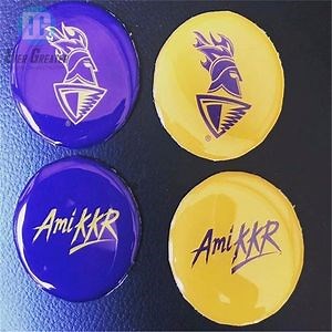 [Hot Item] Customized Dome Epoxy Sticker with Logo and Type