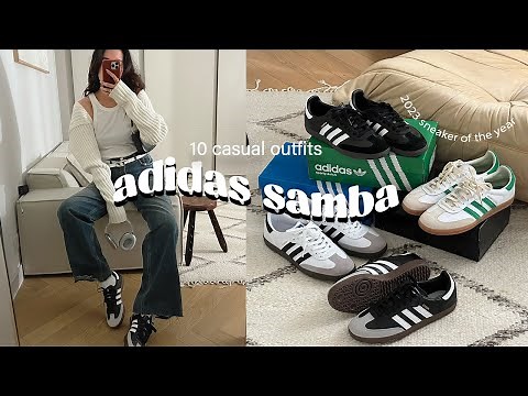 10 casual outfits with adidas sambas