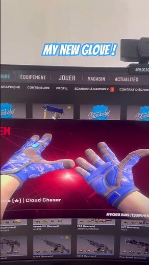My new glove Cloud Chaser ! #csgo #cs2 #gloves #blue