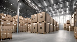 Efficient Cold Storage A Symphony in Supply Chain Logistics Concept Supply Chain Management Cold Storage Solutions Logistics Efficiency Temperature Controlled Warehousing 4k animation
